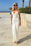 Four-Strap White Mermaid Dress