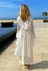 Natalie White Lace Coat